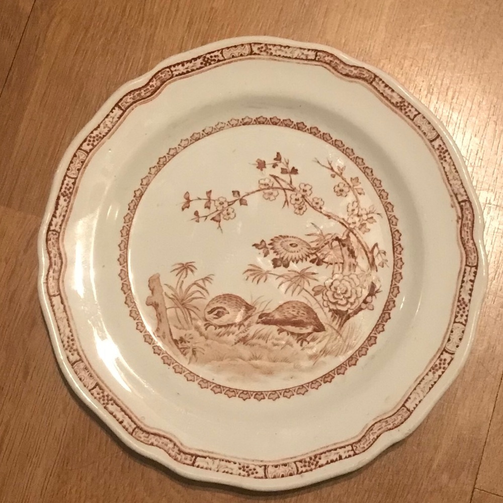 Furnivals 1913Quail Berry Fruit Sauce Dessert Bowl